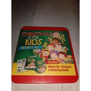 Christmas Is For Kids Activity Kit & Santa Claus Is Coming To Town New Sealed CD